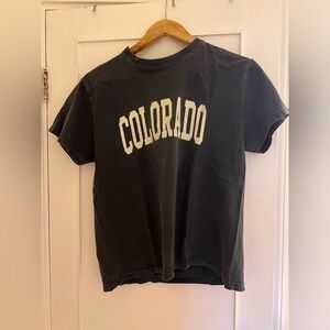 John Galt Washed Navy Blue Colorado Tee
